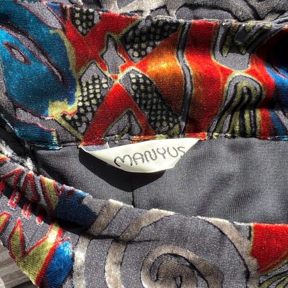 Manyus Silk Burnout skirt - Picture 4 of 10